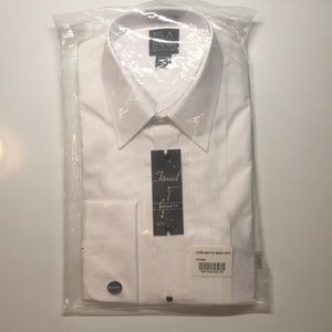NEW+STILL PACKAGED* TUX SHIRT, 15.5-34, JOS BANKS